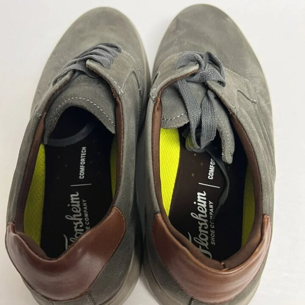 Florsheim Men's Premier Plain Toe Oxford Gray 9.5 M